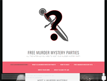 Tablet Screenshot of mystery-party.com